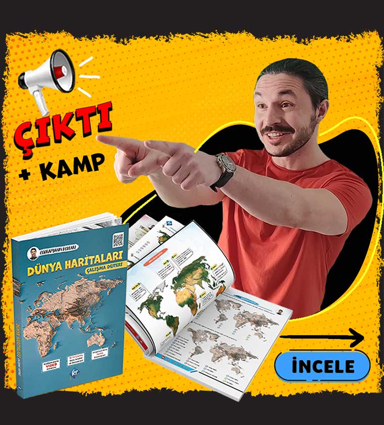 Coğrafya Dünya Harita Bilgisi Çalışma Kitabı İncelemesi