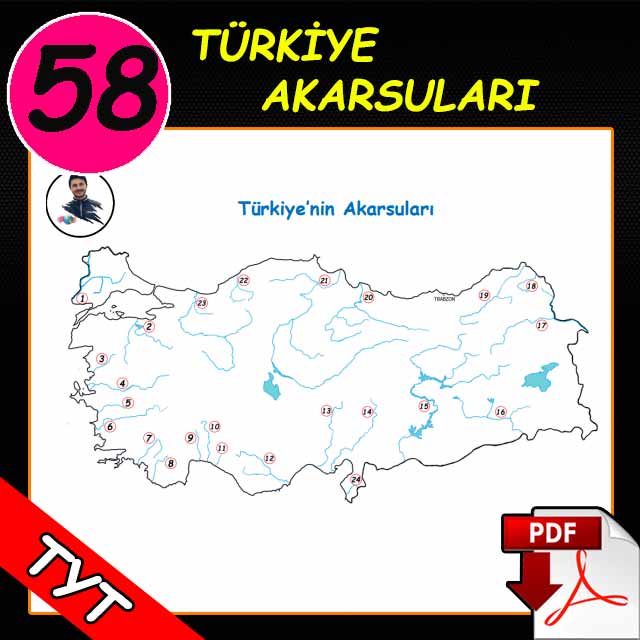 Türkiye nin Akarsuları ve Özellikleri Haritası Kodlama PDF